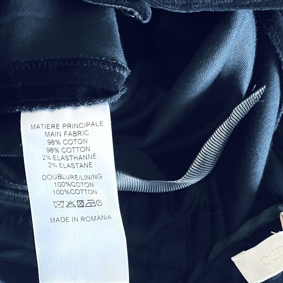 Vanessa Bruno velvet pants navy blue size M - Picture 7 of 14